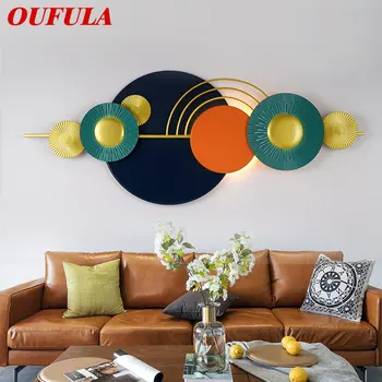 Модерен стенен лампа OUFULA, Луксозен Творчески фон, Led светлини за декора на дома, хол, спалня - Изображение 1  