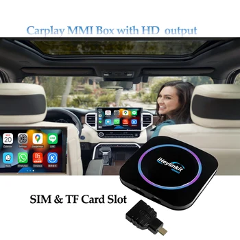 8-ядрени Carplay Android box MK808 4 + 64 GB с пускането на HD, за да се свържете carplay към адаптер Youtube/Netflix play CP /AA - Изображение 1  