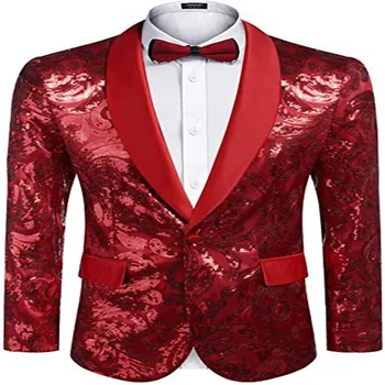 2023 Нов мъжки цветен сако с пайети, моден тренд, хубаво яке от висок клас, сценично изпълнение, банкет сватбена рокля, бвп топ - Изображение 2  