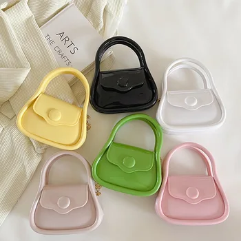 Изискани чанти на веригата с дръжки и Свежи ярки цветове Bolsa Feminina Lightweighte Portable Sac A Main Женски Мини чанта - Изображение 1  
