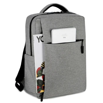 Бизнес раница с голям капацитет, мъжка чанта на рамото с USB порт за зареждане, многофункционална раница, водоустойчива чанта за лаптоп - Изображение 2  