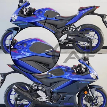 За Yamaha YZF-R3 2019-2023 Мотоциклетни Нескользящие Странична Облицовка На Резервоара за Гориво, Водоустойчиви Гумени Етикети, Подходящи - Изображение 1  