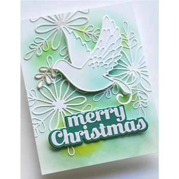 Весела Коледа, Метална форма за рязане на хартия и печат на визитки, Релефни, декори, без печати - Изображение 2  