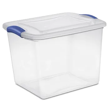 Стерилизатор 27 Qt. Пластмасова кутия с капаче, стадионного синьо, комплект от 10 броя - Изображение 2  