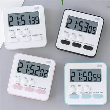 Модул за обучение будилник с обратното броене Прост дизайн Механизъм Малки часовници С мига на осветление на Кухненски Инструменти за готвене Флаш alarm clock Кухня - Изображение 1  