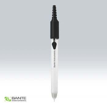 Истинска марка BANTE Стъклен корпус, сензор ORP-електрод, сонда с платинен контакт BNC 0 ~ 100 градуса за силно окислително-възстановителен потенциал - Изображение 1  