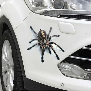 3D Паяк Гущер Скорпион Автомобили Стикер 3D животински модел Прозореца на Колата Огледало Стикер На Бронята Декор Водоустойчив Висока лепливост - Изображение 1  
