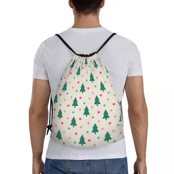 Весела Коледа, чанта за спортни съоръжения с 3D-принтом, чанта за съвсем малък, водоустойчив, лек фитнес зала - Изображение 2  