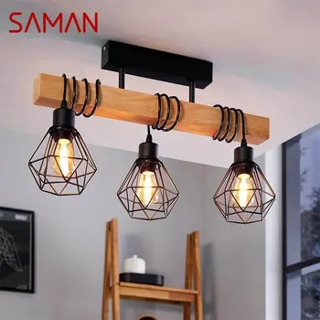 Окачен лампа SAMAN Nordic Оригиналната led полилей осветителни Тела за семейния модерна трапезария - Изображение 1  