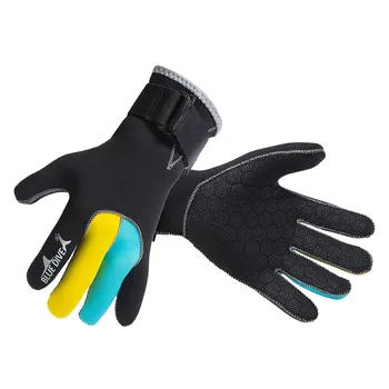 Нови 3 ММ Неопренови ръкавици за гмуркане, Нескользящие топли Зимни ръкавици за възрастни, ръкавици за подводен риболов, риболов, плуване, ръкавици за гмуркане 2023 - Изображение 1  