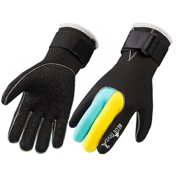Нови 3 ММ Неопренови ръкавици за гмуркане, Нескользящие топли Зимни ръкавици за възрастни, ръкавици за подводен риболов, риболов, плуване, ръкавици за гмуркане 2023 - Изображение 2  