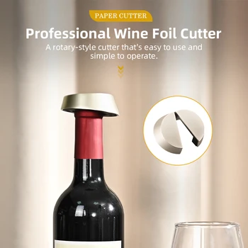 Топ Вино печат нож премия врата на етикети на вина фолио на режещия инструмент-нож фолио за бутилка вино-вино фолио на режещия нож - Изображение 2  