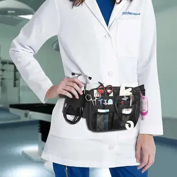 Органайзер за медицински сестри, поясная чанта, калъф за медицински сестри, ножици, набор от инструменти за грижа, професионална чанта за медицински сестри, Многокамерная - Изображение 2  