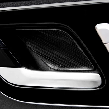 За Mercedes Benz C Class W206 2022-23 + S Class W223 2021-2023 Автомобилни аксесоари от неръждаема стомана, Вътрешна дръжка врата на купата Покритие на капака - Изображение 2  