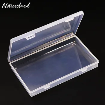 Прозрачна пластмасова кутия за съхранение на дребни детайли, бижута, кутия за инструменти, мъниста, хапчета, органайзер, контейнер - Изображение 1  