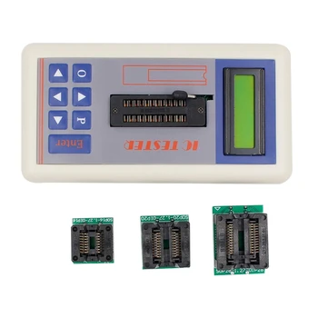 1 комплект тестер чипове, детектор на интегрални схеми, тестер за транзистори с изгарянето транзистором, ABS тестер - Изображение 1  