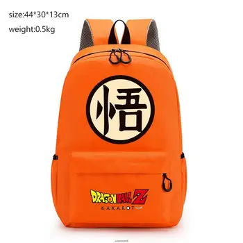 Раници Dragon Ball Цветна капацитет Goku За жени и мъже, туристически раници Mochila за тийнейджъри, училищни чанти за преносими компютри - Изображение 2  
