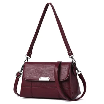 Проста и ежедневни дамски чанта през рамо 2023 г., нова темпераментен чанта на едно рамо, хит на продажбите, Универсален модерен дамски чанта - Изображение 2  
