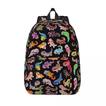 Раница Gecko за момчета и момичета, Студентски училищна чанта за книги, раница за предучилищна, Начална чанта, лек - Изображение 1  