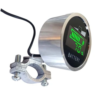 Измерител на оловно-киселинната батерия DC6-120V, индикатор за капацитет на батерията, led Цифров волтметър, измерване на напрежение 48 - Изображение 1  