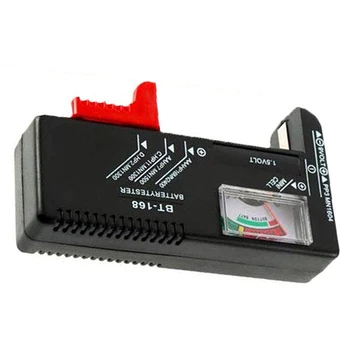 Тестер за Зареждане на Батерията от 2 комплекти за Универсална Проверка на Заряд на Батерията За Батерии AA/AAA / C / D / 9V / 1.5 V С кнопочными елементи на храна - Изображение 2  