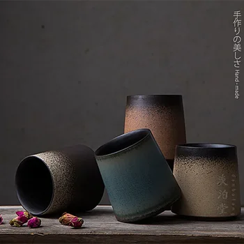 Керамична чаша ръчна изработка от Цзиндэчжэня с помощта на Старинния порцелан печки Чу и японски ретро-художествена минималистичен Марка Mark Cup - Изображение 1  