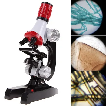 1200X Биологичен научен микроскоп за деца, детска играчка, Научна лаборатория, led научен инструмент - Изображение 1  