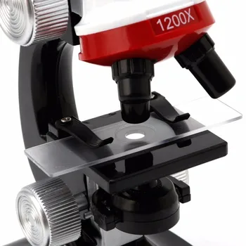1200X Биологичен научен микроскоп за деца, детска играчка, Научна лаборатория, led научен инструмент - Изображение 2  