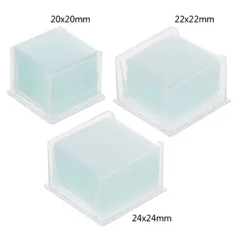 Y1UD със Стъклен Капак микроскоп Пързалки за лабораторно-медицински стъкло Кръгли Празни пързалки 100x - Изображение 1  