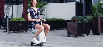 Шанхай Sanfu SE3mini Airwheel Unisex Spinner, Умен багажното куфара, Бизнес чанти, ръчния багаж, куфар Електрически скутер - Изображение 2  