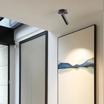 Модерен тавана лампа в скандинавски стил, нощно шкафче в спалнята, Декорация на тавана в коридора, led осветление, арт-Дизайн на тавана лампа за помещения - Изображение 2  