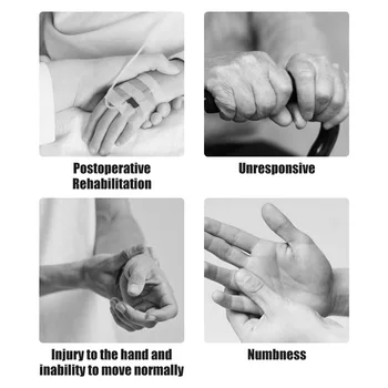 Интелигентна Масажни Ръкавици За Рехабилитация При Инсульте, Гемиплегии, Функции на Ръцете, Ръкавици Робот, Рехабилитационни Спортни Ръкавици, Грижи За пръстите на краката - Изображение 2  