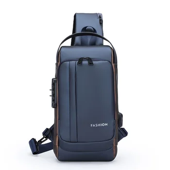 Модерен мъжки отличителни чанти 2023, Нови висококачествени непромокаеми найлонови торби през рамо унисекс, Ежедневна пътна чанта за езда, мъжки чанти през рамо - Изображение 1  