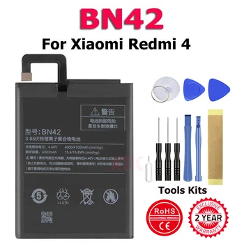 Висок клас батерия BN42 за Xiaomi Redmi Hongmi 4 2G RAM 16G ROM Edition + безплатна доставка инструменти - Изображение 1  