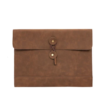 Клатч NEnvelope от изкуствена кожа, ретро държач за документи, бизнес и ежедневни мъжки чанти - Изображение 1  
