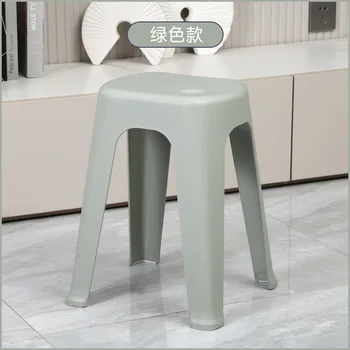 XX232stool домакински дебели пластмасови прост многофункционален стол от особено на дебелото гума, штабелируемый маса за хранене windmill sto - Изображение 2  