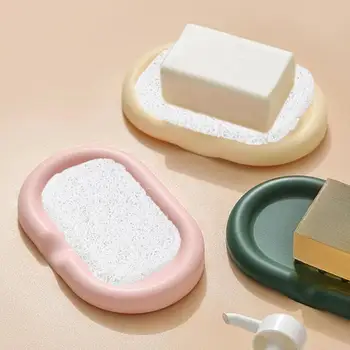 Поставка за сапун Държач за сапун за Многократна употреба на препарати за душата и сапун ястия Мат тава за пътуване в хотел и санитарен възел - Изображение 2  