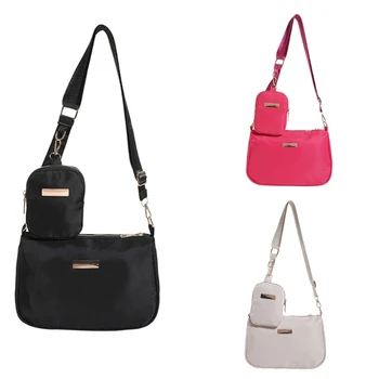 Чанта през рамо за момичета, жени с чантата за монети, однотонная модерна чанта, чанта за телефон - Изображение 1  