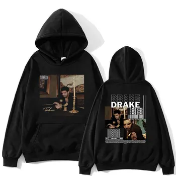 Музикален албум времена на Дрейк Take Care, блузи, мъжки блузи в стил хип-хоп, реколта качулки в стил харадзюку, готически блузи, ежедневни блузи оверсайз, градинска облекло - Изображение 1  