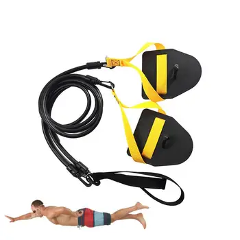 Дъвка за упражнения, устойчиви на плуване, Еластични гумени ленти за издръжливост с плавници за плуване, еластичен пояс за плуване, джобно плуване - Изображение 1  