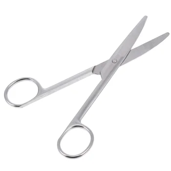 Кръгли ножици за стома, за да проверите за стома, фризьорски салон чанта, медицинска затупка от неръждаема стомана за рязане на - Изображение 1  
