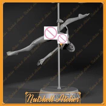 Комплект Фигури От смола в мащаб 1/24 за nsfw Micro Reduction Statue Pole Dance Танцьорка GK Играчка В Разглобено и Неокрашенном формата Безплатна Доставка - Изображение 1  