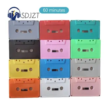 Иновативен лентата на новия стандарт с цветен празен кассетой на 60 минути с магнитната аудиокассетой за запис на реч и музика - Изображение 1  