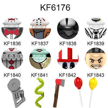 KF6176 Ново допускане, събиране на ужасите за Хелоуин, Строителни блокове, Креативни фигури, детски Играчки, подаръци - Изображение 1  
