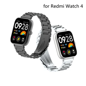 Каишка за часовник Redmi Watch 4 Гривна Каишка за умни часа Xiaomi Redmi Watch4 каишка Метален взаимозаменяеми гривна - Изображение 1  