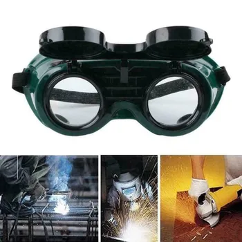 Практични и Издръжливи и Висококачествени Нови Заваръчни Защитни очила Очила За рязане на Тъмно-Зелени Трайни Сгъваеми очила - Изображение 2  
