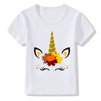 Тениска с единорогом, сладък дизайн, забавна тениска, летен топ за момчета, риза за малки момиченца, дрехи - Изображение 1  
