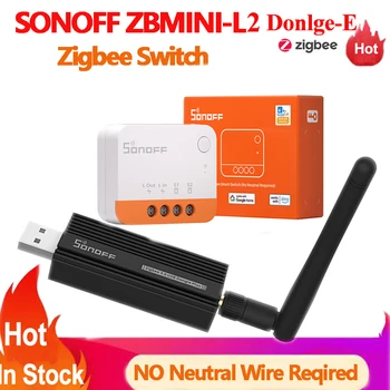 Sonoff ZBMINI-L2 Extreme Zigbee 3.0 НЕ се Изисква Неутрален Проводник Интелигентен Превключвател Zigbee Dongle-E Zigbee Gateway Bridge Платформа През eWeLink - Изображение 1  