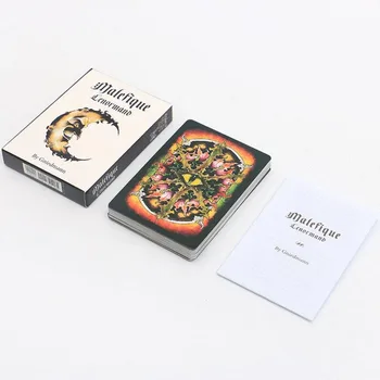 Английска версия на 36 листа Карти Таро Малефик Lenorman Тесте карти и Оракули с хартиени кърпи за ръце ръководството на - Изображение 1  