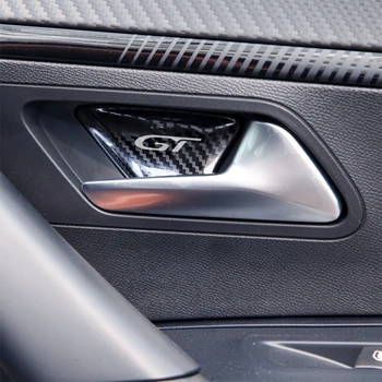 Модифицирани етикети за вътрешни облицовки врати дръжки на колата за Peugeot 2008 3008 5008 GT 2017-2022 2023 Аксесоари - Изображение 1  